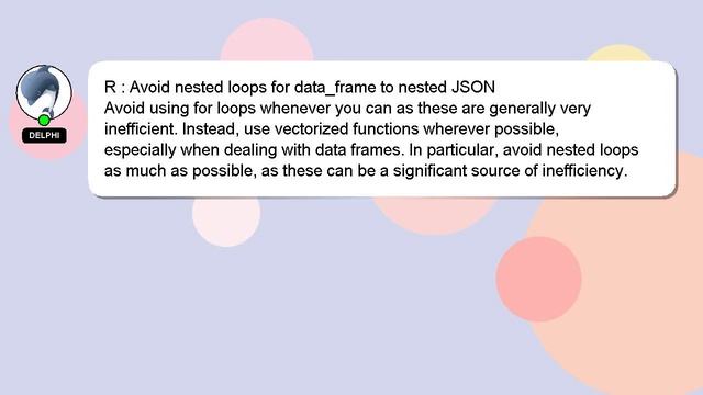 R : Avoid nested loops for data_frame to nested JSON смотреть онлайн