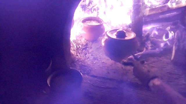 Посадка чугунков в Русскую печь смотреть онлайн