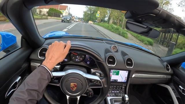 2021 PORSCHE BOXTER 718 | POV TEST DRIVE | 4k