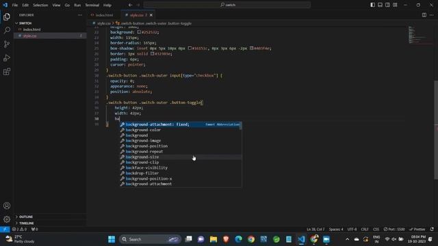 How to create toggle button animation using html css смотреть онлайн