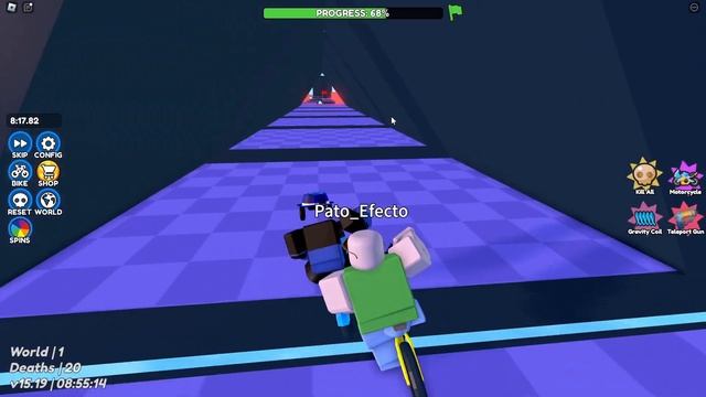 ROBLOX OBBY... but you're on a BIKE!? смотреть онлайн