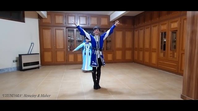 Azerbaijan national dance "UZUNDARA", performance by Setayesh Hosseiny & Amir Mohammad Maher смотреть онлайн