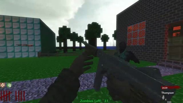 Call of Duty World at War: Classic Custom Zombies Minecraft map (No commentary) смотреть онлайн