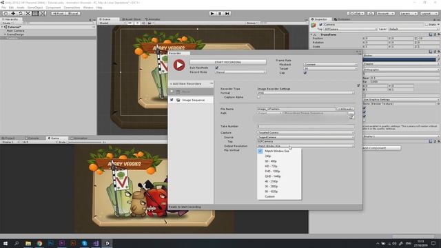 Unity Recorder Transparent Background Tutorial смотреть онлайн