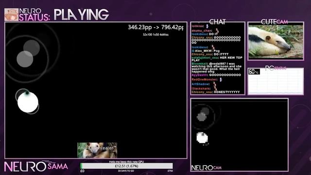 [Eng Subtitles] NeuroSama | Нейронная сеть, которая играет в Osu! | Neural Network That Plays Osu!