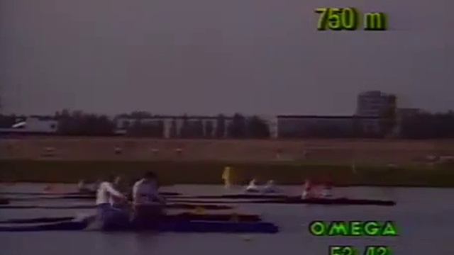 C2 1000m men ICF Canoe Sprint World Championships Poznan 1990 смотреть онлайн