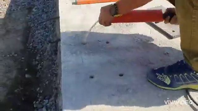 Установка закладной на химический анкер Hilti Hit RE 500 смотреть онлайн