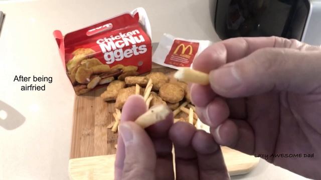 Air Fry McDonald's Fries and Chicken Nuggets Reheat in Philips AirFryer XXL Avance HD9651/91 AIRFR смотреть онлайн