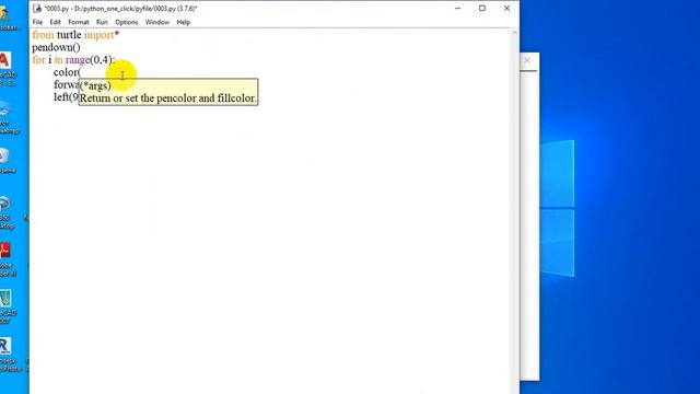 Урок № 3 PYTHON TURTLE(цикл) смотреть онлайн
