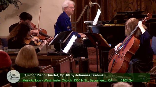 January 24, 2024 The Davis Chamber Players; Music At Noon, Sacramento, CA смотреть онлайн
