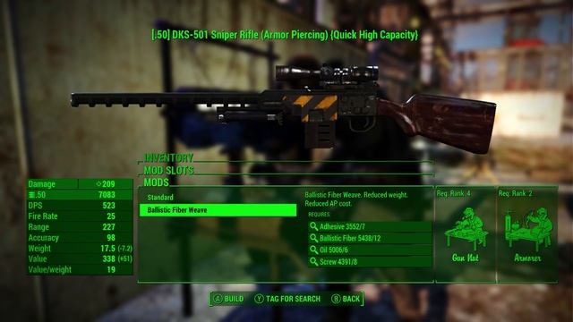 Fallout 4 Mod Showcase: DKS-501 Sniper Rifle смотреть онлайн