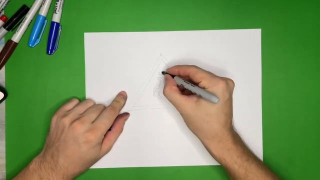 Как нарисовать Дорожный Знак Дикие Животные. Рисуем знаки Дорожного Движения смотреть онлайн