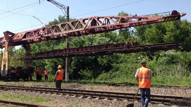 Разборка пути краном УК 25 9-18 смотреть онлайн