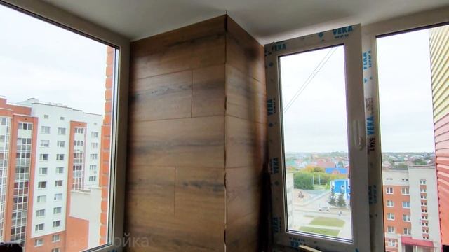 Кабинет на Балконе. Ремонт на Лоджии Своими руками. смотреть онлайн