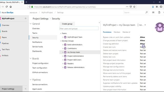 View Permissions of Projects & Organizations in Azure Devops смотреть онлайн