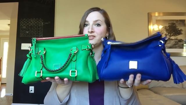 Unboxing/Reveal *NEW BAG* Dooney & Bourke Samba Mini Satchel in Cobalt Blue смотреть онлайн