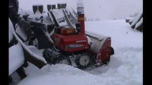 Гибридные снегоуборщики  Хонда