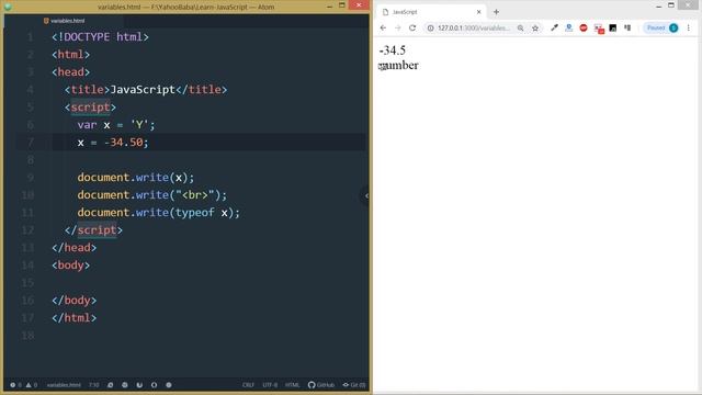 JavaScript Data Types Tutorial in Hindi / Urdu смотреть онлайн