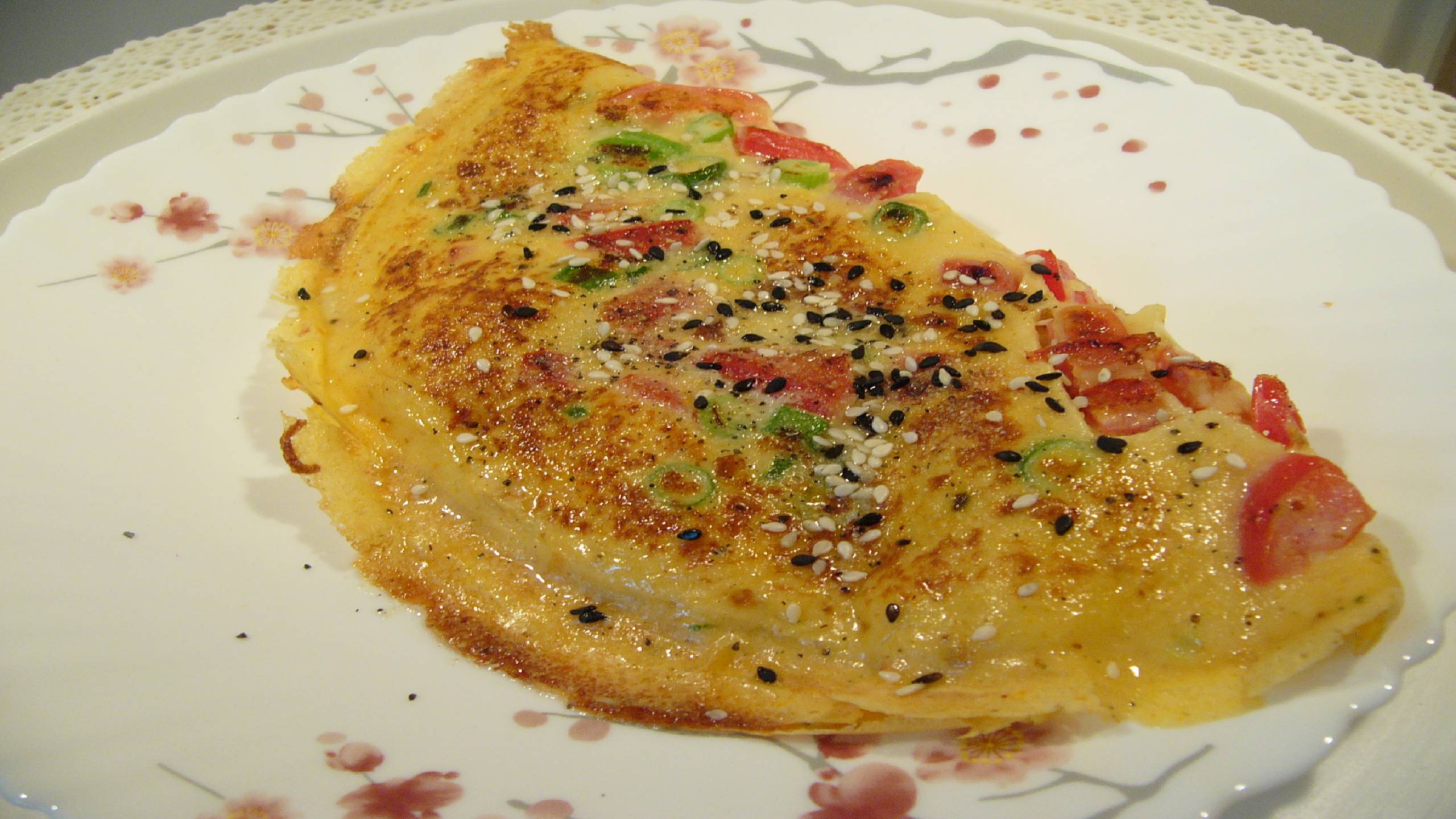 Блинчики с помидорами и сыром. Рецепт простой, но очень вкусно. смотреть онлайн