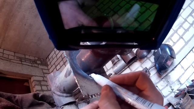 Как приварить трубу к тонкому листу смотреть онлайн