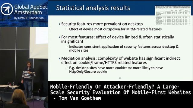 Mobile- Or Attacker-Friendly? A Security Evaluation Of Mobile-First Websites - Tom Van Goethem смотреть онлайн