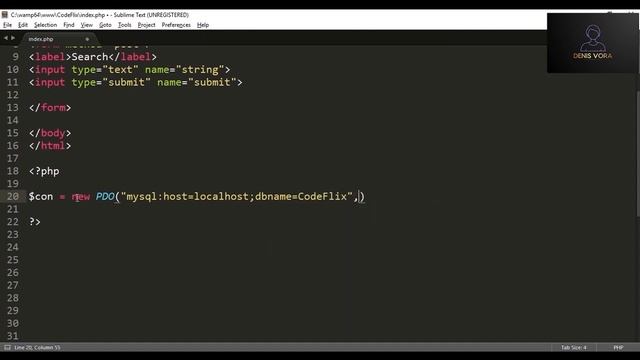 search bar using Php and MySQL смотреть онлайн