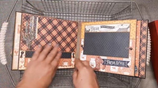 Graphic 45 Farmhouse mini album with a twist | Walkthrough and Inspiration