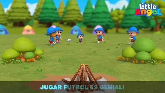 ¿Saben Qué Hacer en Caso de un Incendio? | Canciones Infantiles de Bebé Juan | Little Angel Español смотреть онлайн