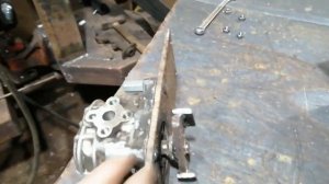 самодельный мини погрузчик:сцепление и привод нш