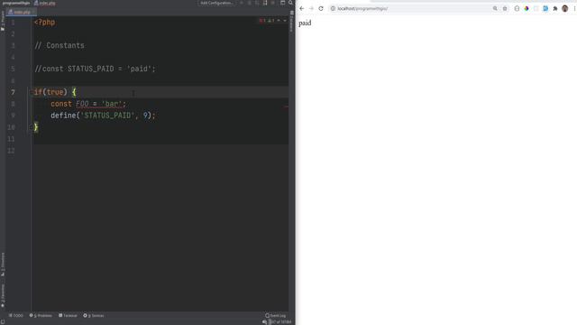 4 What Are Constants & Variable Variables In PHP - Full PHP 8 Tutorial смотреть онлайн