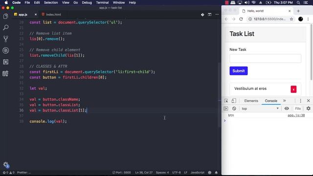 Tutorial DOM JavaScript - 11 Cara Mengganti dan Memanipulasi Element Class Attribute HTML смотреть онлайн