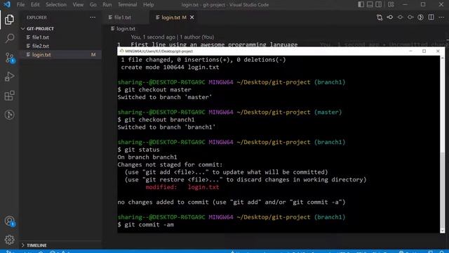 Understanding git merge with example [Arabic] смотреть онлайн