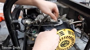 Бензиновый генератор не работает на открытой заслонке!?Исправляю работу другого сервиса!