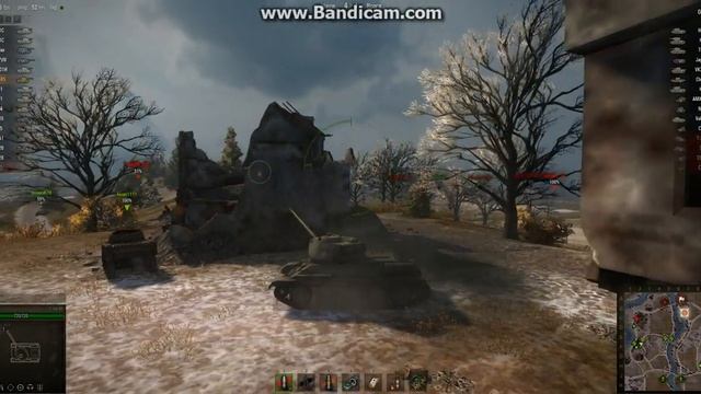 World of Tanks обзор т-34-85 карта Эрленберг смотреть онлайн