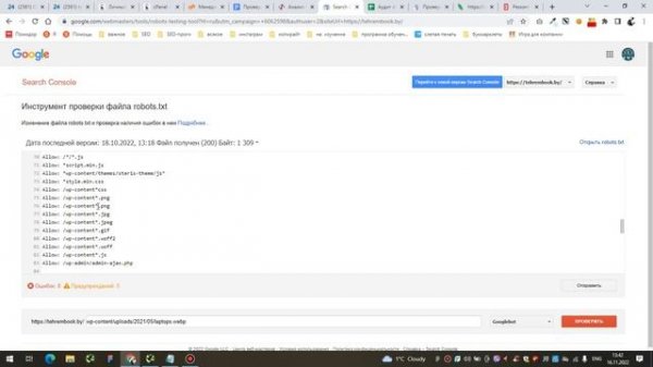 Проверка robots.txt - Проверяем и корректируем robots.txt НА ПРИМЕРЕ