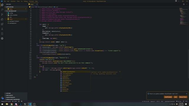 Discord.JS Version 12 Tutorial - Ep. 12 - Ban Members Command in Discord.JS v12 смотреть онлайн