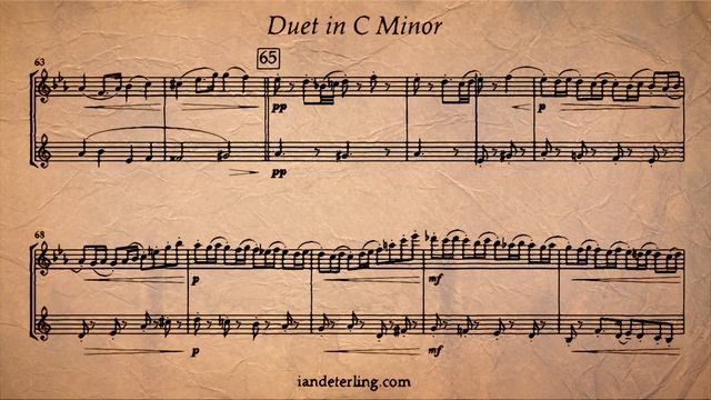 Duet for Flute and Baritone Saxophone in C Minor смотреть онлайн