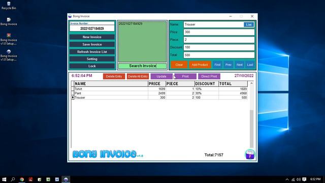 Free Easy To Use Invoice Software For Laptop Pc Bong Invoice With Download Link смотреть онлайн