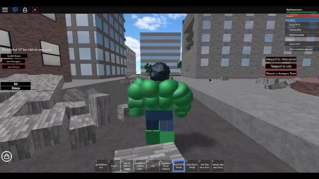Roblox Hulk transformation смотреть онлайн