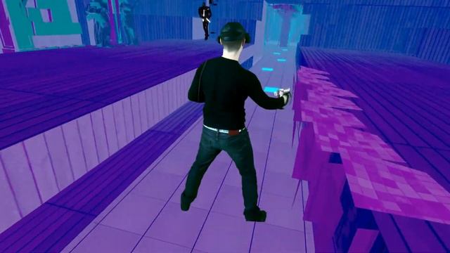 Is this game even better than Beat Saber?! - PISTOL WHIP Mixed Reality Gameplay with LIV смотреть онлайн