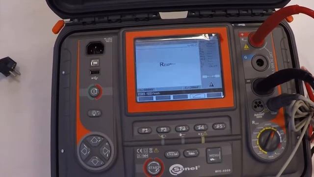 SONEL MIC-5050 measurement of cable смотреть онлайн