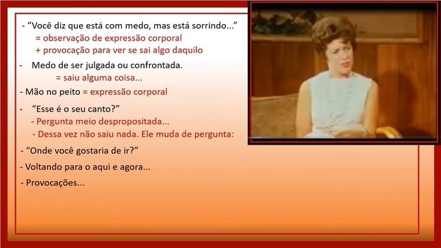 Sessão de Gestalt-Terapia / Fritz Perls com a paciente Gloria смотреть онлайн