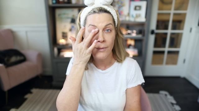 Sharing my SIMPLE (49 year old) dermaplaning | peel | LED + makeup routine for luminous skin ✨ GRWM смотреть онлайн