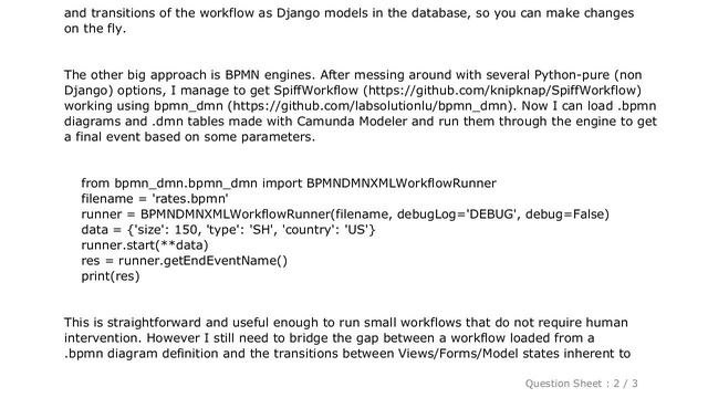 Django : BPMN dynamic workflow for Django смотреть онлайн