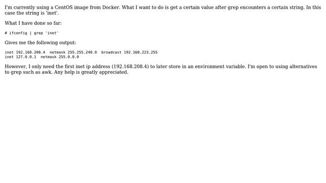 Unix & Linux: Grep to get output after the first instance of a string смотреть онлайн