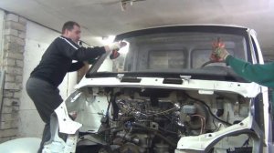 Постройка Газель самосвал "Выпуск №13"Вклейка лобового стекла!