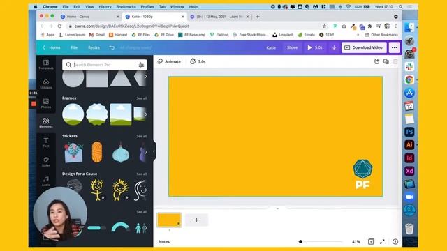 Canva Tutorial - How to change video orientation in Canva смотреть онлайн