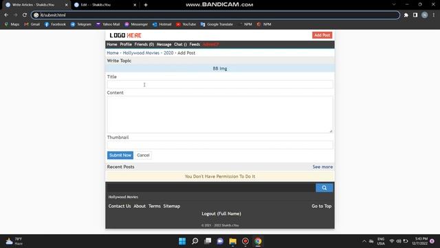 MovieCMS Forum PHP Script With Message & Friend Request System смотреть онлайн