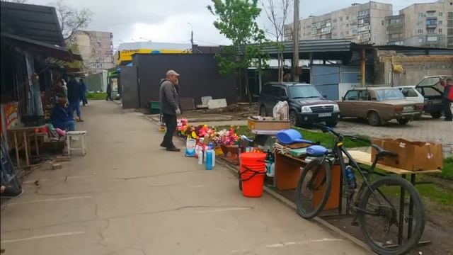 Город Мариуполь 2023. Рынок в Мариуполе 1 Мая. Товары и Цены смотреть онлайн