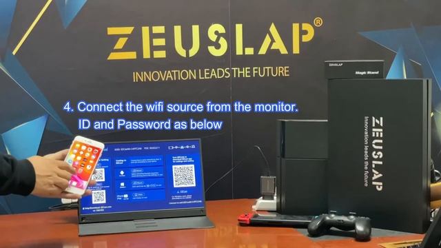 Wirless Monitor iPhone 6S Connection смотреть онлайн